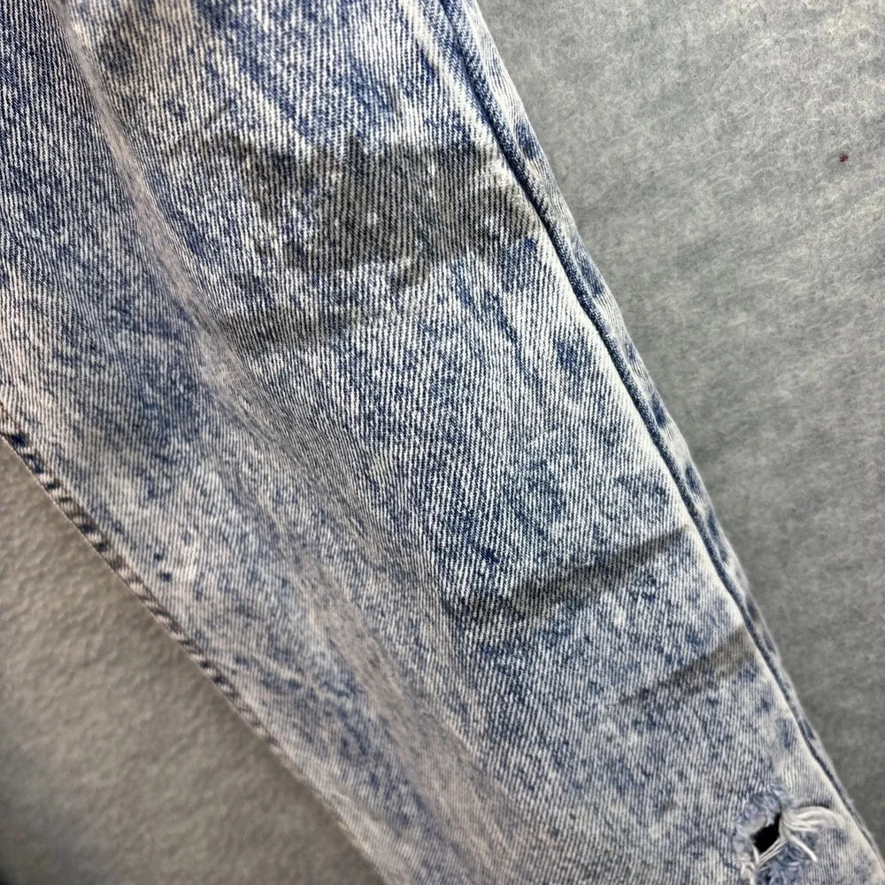 Vintage Acid Wash Levi's Jeans Mens 32x32 Baggy Straight Distressed Stained Read